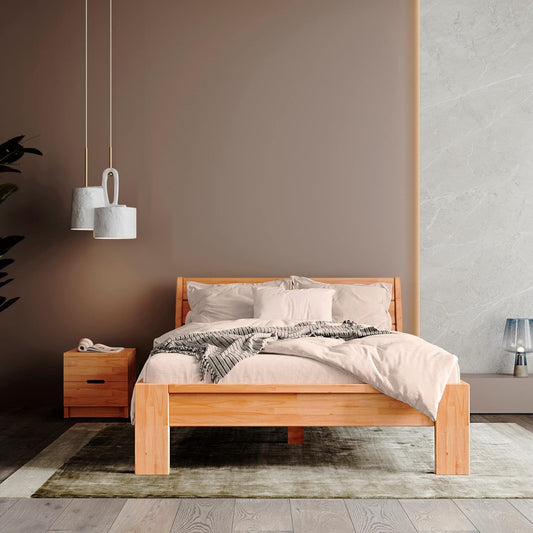KROKWOOD Krok Wood Massivholzbett Alice in Buche (160 x 200 cm)