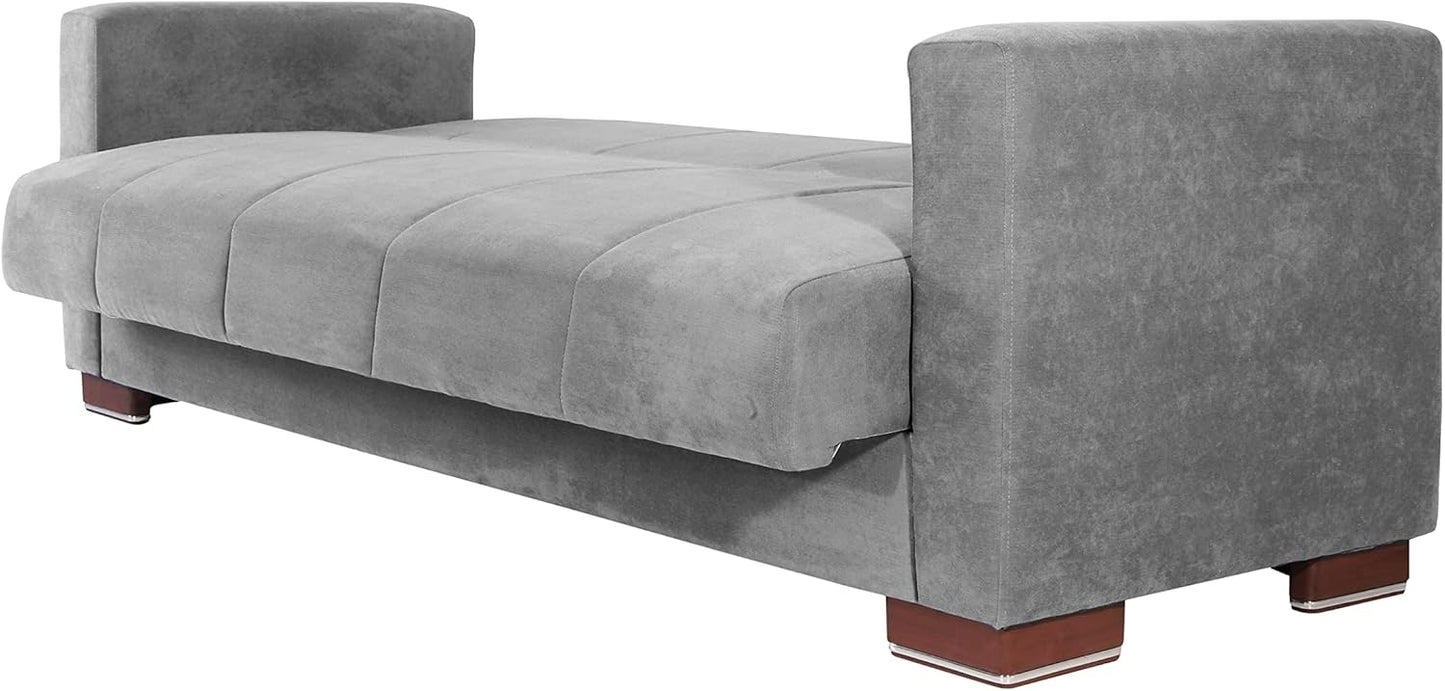 Aldora viola three seater sofa bed-gray
