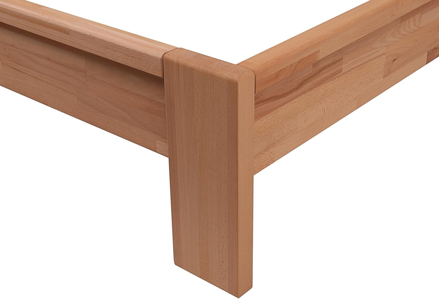 KROKWOOD Krok Wood Massivholzbett Alice in Buche (160 x 200 cm)