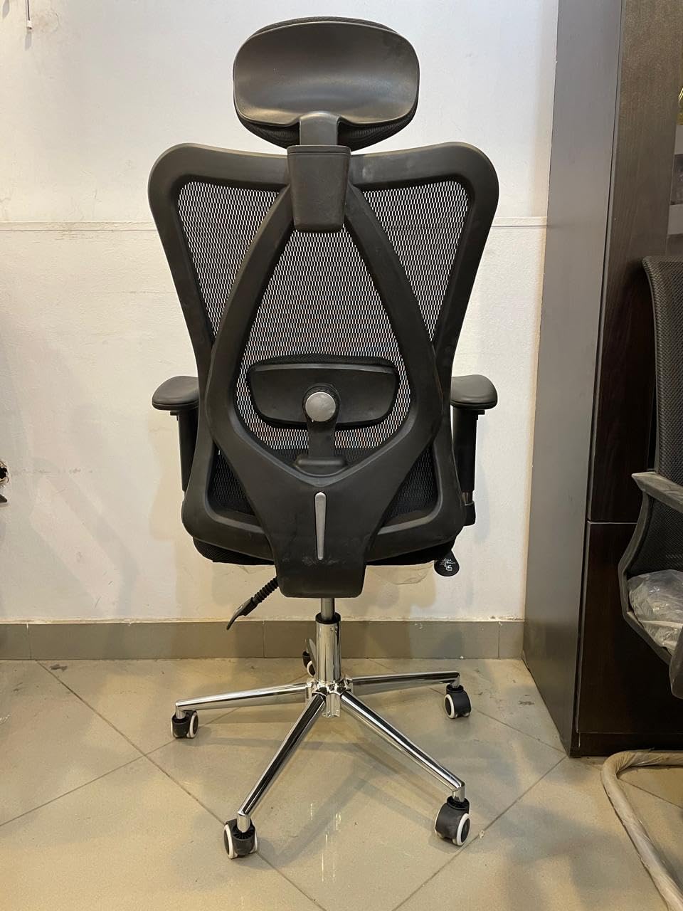 SIHOO Ergonomic Office Chair, Breathable Mesh High Back Desk Chair with Adjustable Headrest and Lumbar Support (Black)