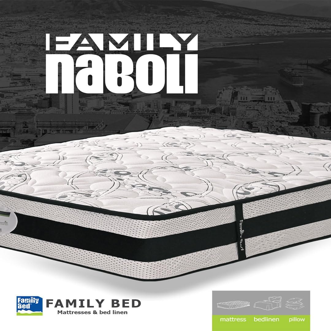 Bonnell Spring Mattress Naboli Height 25 cm Size 165X200X25 cm By Family Bed