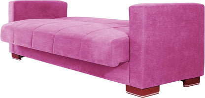 Aldora viola three seater sofa bed-mauve