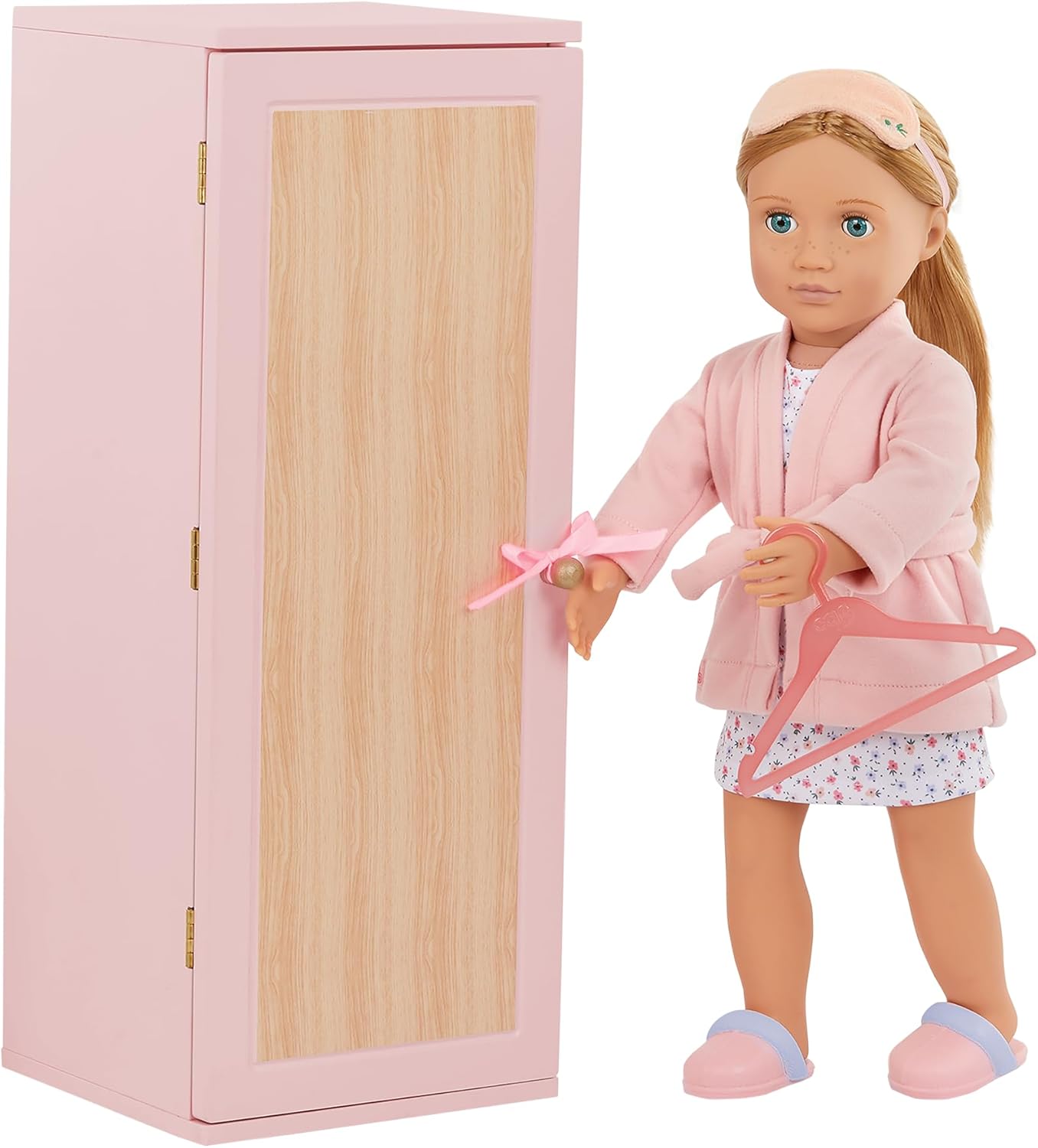 Our Generation Wooden Wardrobe with Accessories