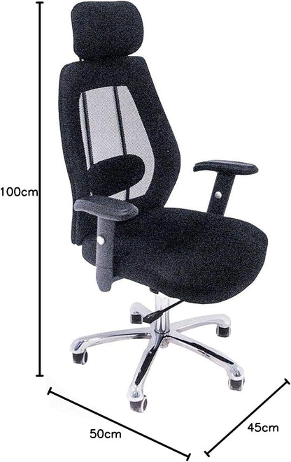 Office chair wheel - base and back black - imported