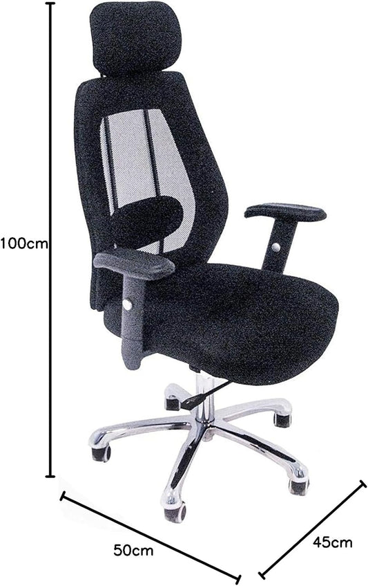 Office chair wheel - base and back black - imported