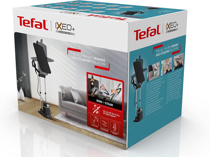 Tefal IXEO+ Garment Steamer, 45 gmin, 90 gmin, 2980 W, Black - QT1510E0