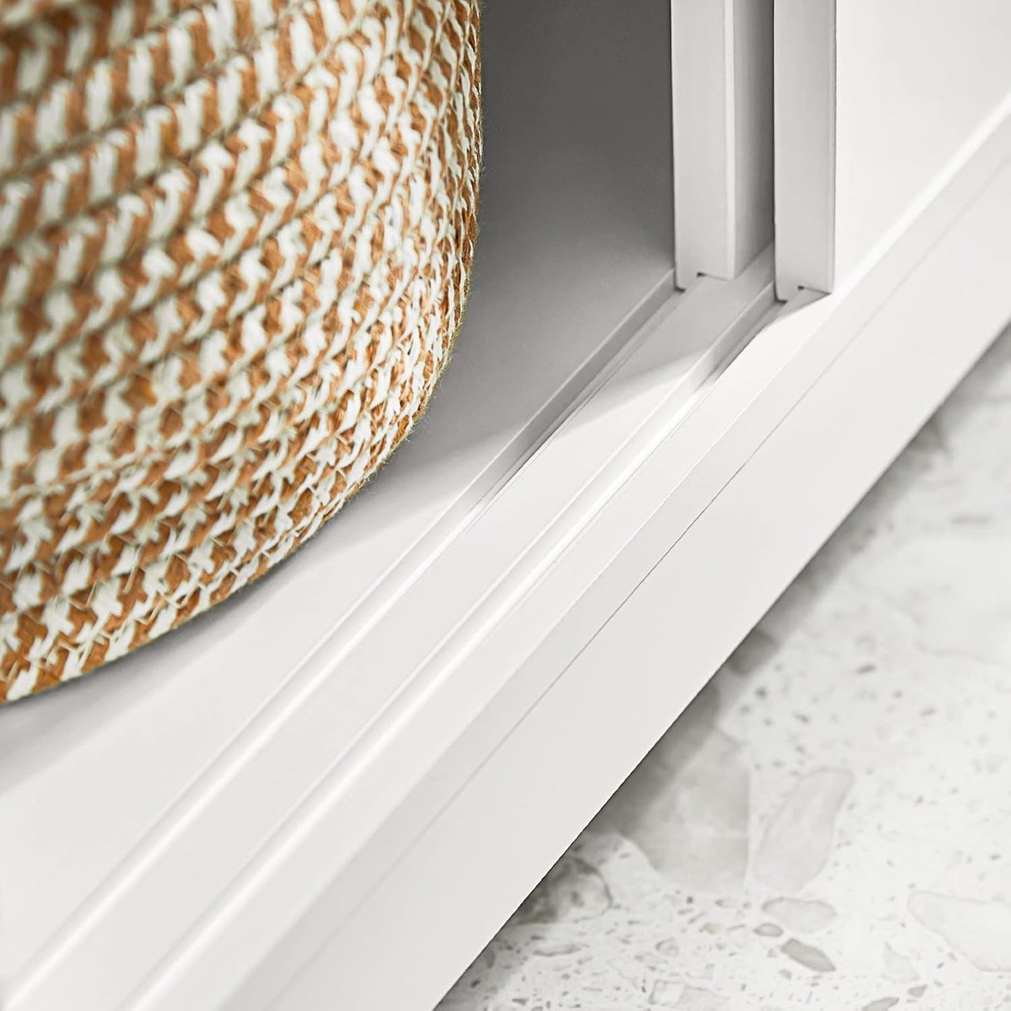 SoBuy® FRG128-W Vanity Unit Bathroom Furniture with Foot Padding White