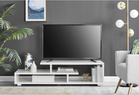 Home Gallery tv stand - white 40 x 36 x 140