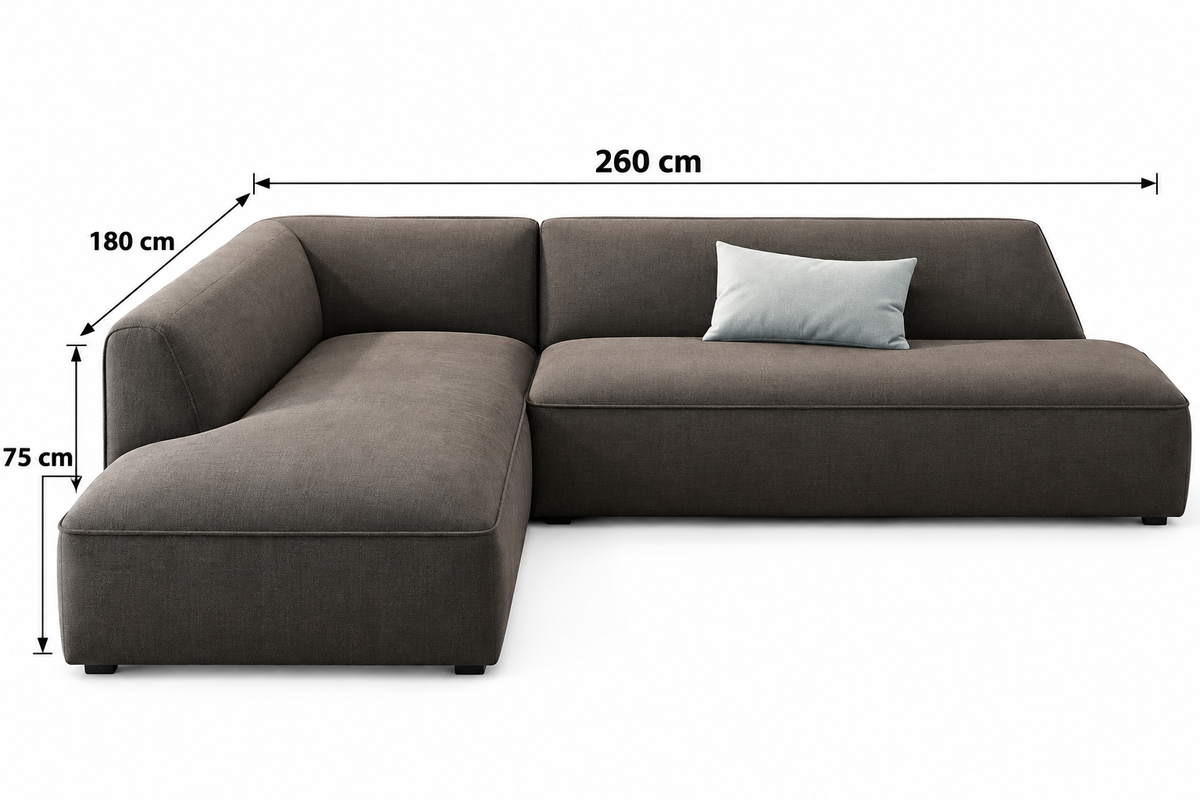 Modern L-Shaped Sectional Sofa