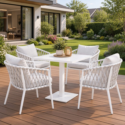 Modern Woven Outdoor Dining Set