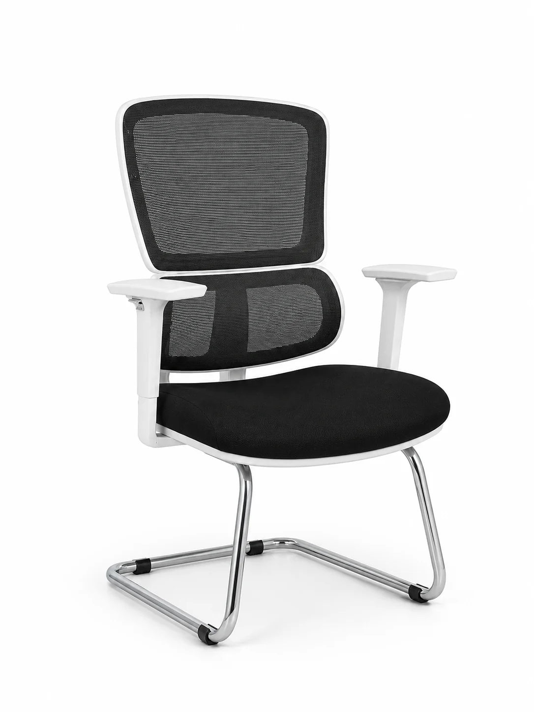 Modern Mesh Conference Chair with Adjustable Armrests