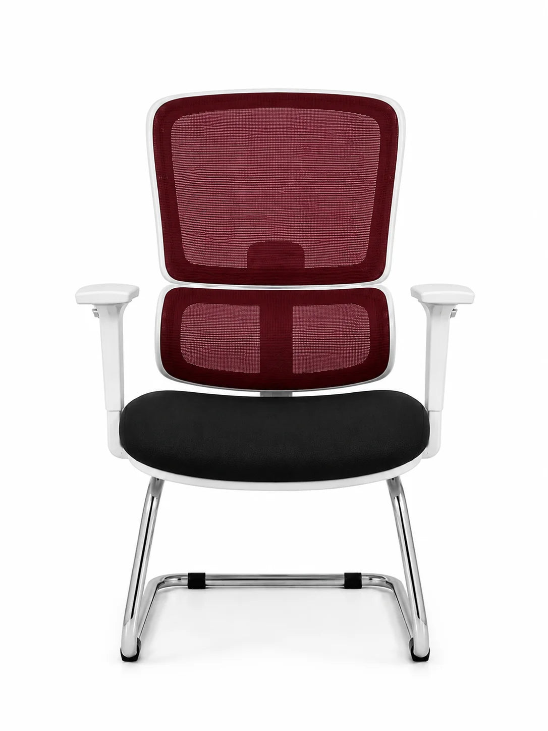 Modern Mesh Conference Chair with Adjustable Armrests