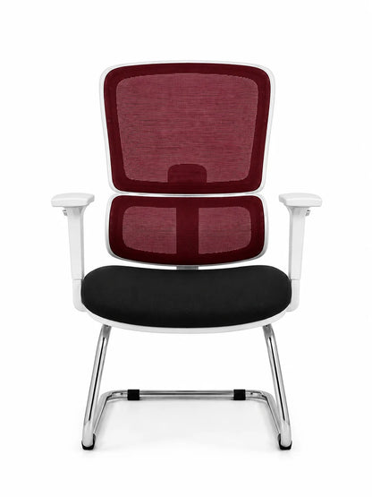 Modern Mesh Conference Chair with Adjustable Armrests