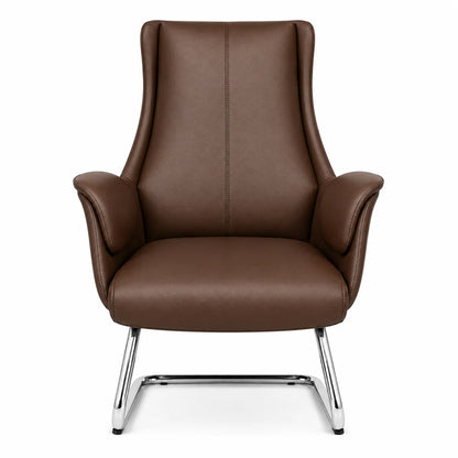 Modern High-Back Padded Visitor Chair