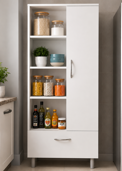 Organizing Unit for Kitchen and any place in the house- White, Size 60 cm x 165 cm x 165 cm