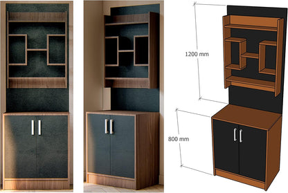 Home Gallery coffee corner 200x40x70 brown*black