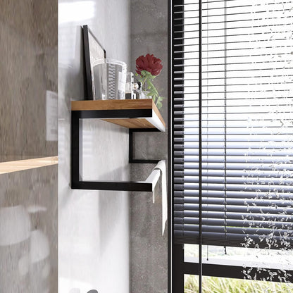 CASAMUDO Wallmount Storage Shelf, Multipurpose Shower Organizer, Bathroom Standup Shower Shelf, Organizer Rack for Bathroom, Livingroom, Entryway (1 Shelf)