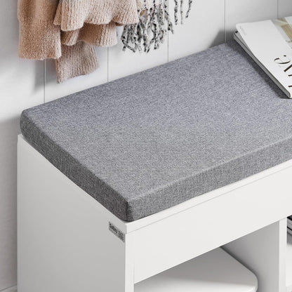SoBuy FSR45-HG,Shoe Storage Cabinet,Shoe Rack Shoe Bench with Lift Up Bench Top and Grey Cushion