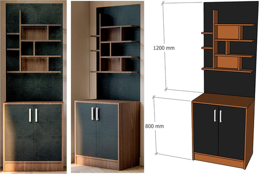 Home gallery coffee corner 200x40x70 brown*black