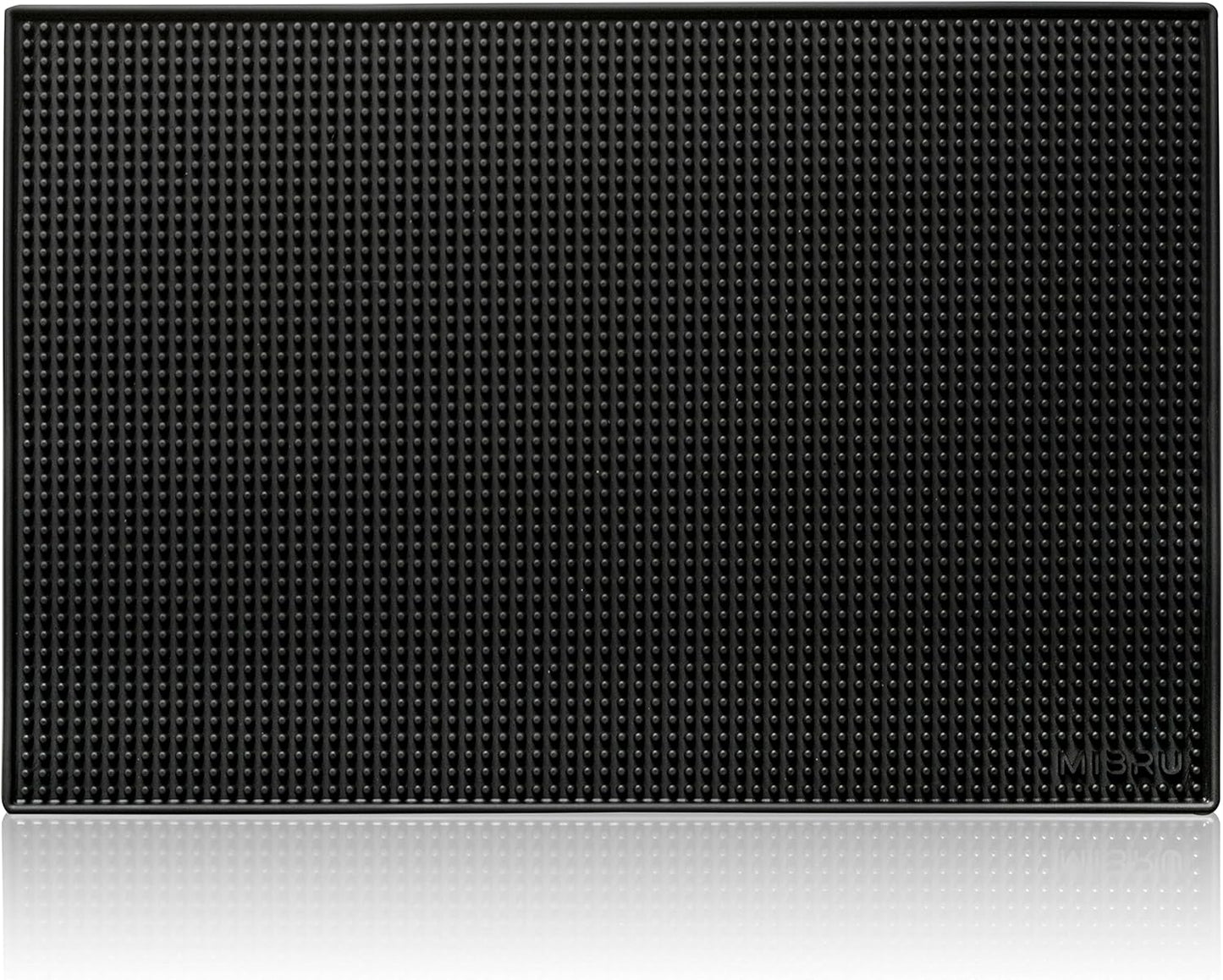MIBRU Coffee Rubber Service Mat Bar Non Slip | Dish Glass Drying Mat Flexible Coasters Leakproof Coffee Shops Restaurant Kitchen Counter Top ???? ????? ?????? ??? ?????? (30x45CM, 1)