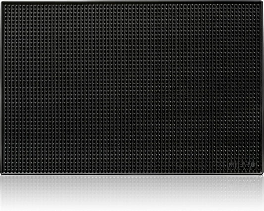 MIBRU Coffee Rubber Service Mat Bar Non Slip | Dish Glass Drying Mat Flexible Coasters Leakproof Coffee Shops Restaurant Kitchen Counter Top ???? ????? ?????? ??? ?????? (30x45CM, 1)