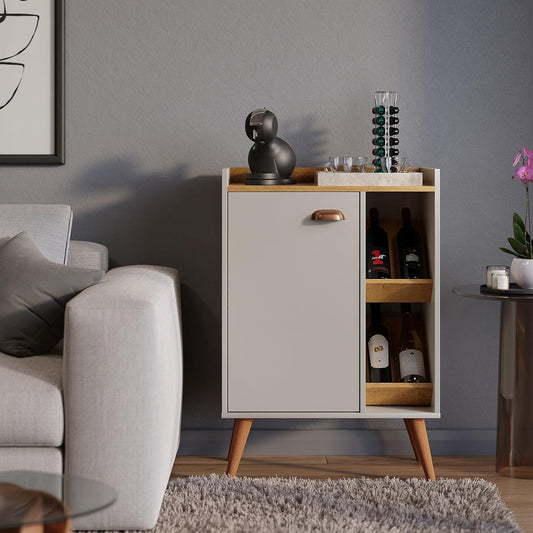 Gaio Marcas e Patentes Buffet Pix counter - Off White/Nature
