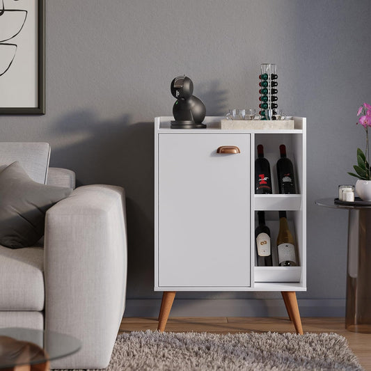 Gaio Marcas e Patentes Cafe Corner Sideboard Buffet Refinement Aurora - White