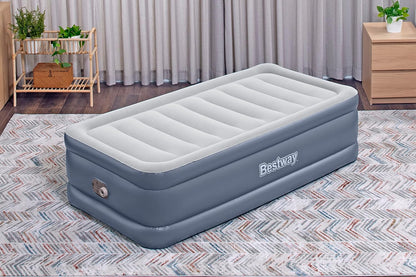 Bestway 75" x 38" x 20"/1.91m x 97cm x 51cm Tritech Air Mattress Twin Built-in AC Pump