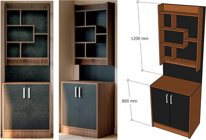 Home Gallery Coffee corner 200x40x70 brown*black