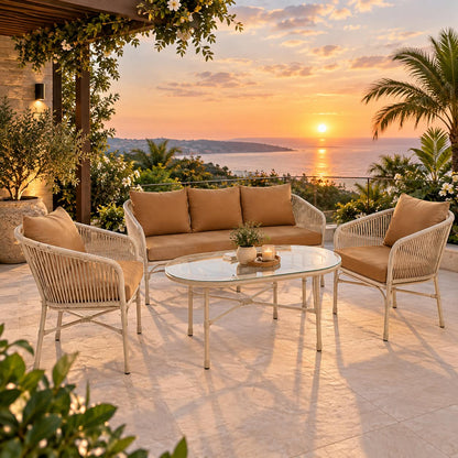 Modern Outdoor Woven Patio Furniture Set
