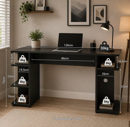 Madesa Computer Desk Gamer Desk