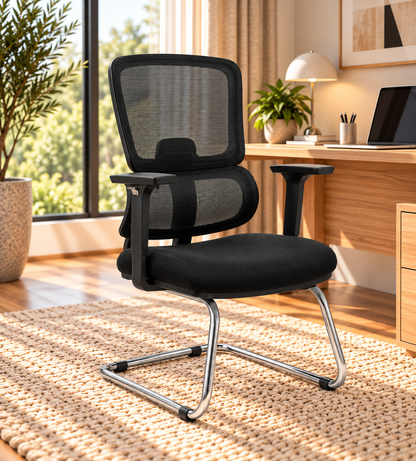 Bruno Modern Medical Office Chair with Fixed Frame
