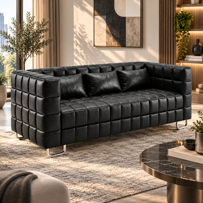 Premium Upholstered 3-Seater Sofa