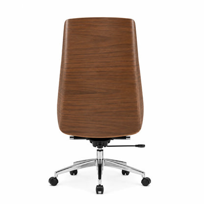 Modern High-Back Executive Office Chair with Adjustable Seat