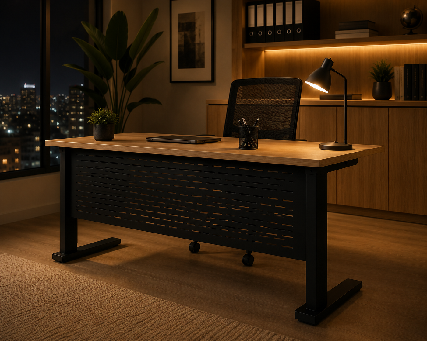 Metal Body Computer Desk
