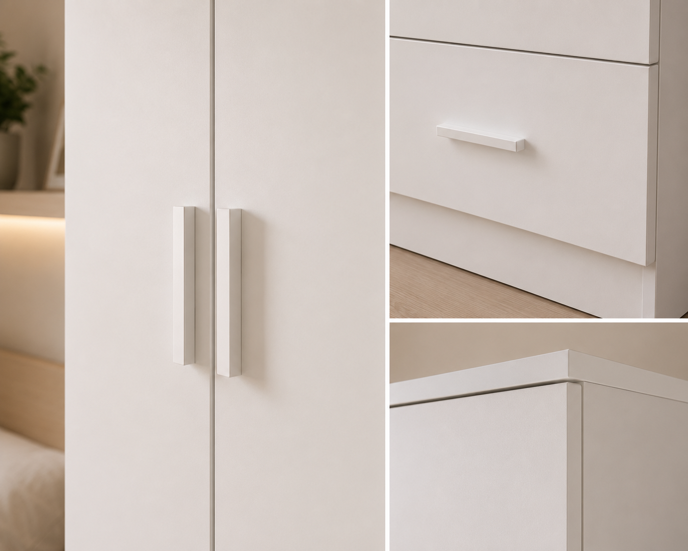 Panana 2 Door 2 Drawer Wardrobe