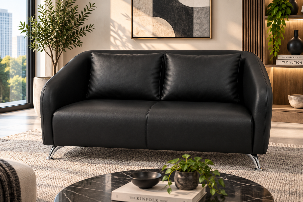 Elegant Contemporary 2-Seater Sofa