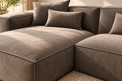 Modern L-Shaped Sectional Sofa with Chaise