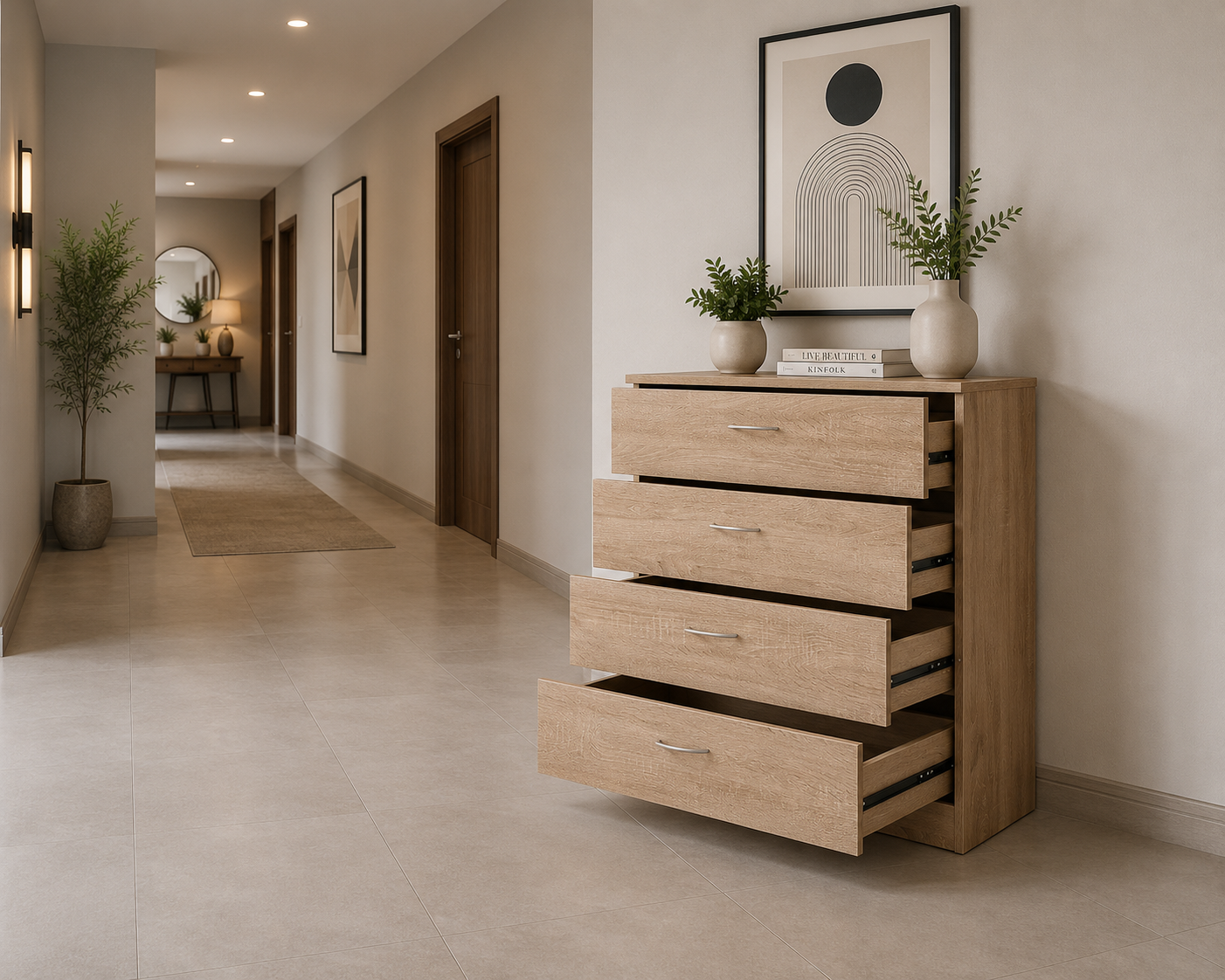 Matte Storage Unit 3/4/5 Modern