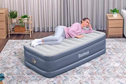 Bestway 75" x 38" x 20"/1.91m x 97cm x 51cm Tritech Air Mattress Twin Built-in AC Pump