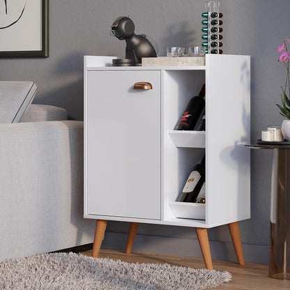 Gaio Marcas e Patentes Cafe Corner Sideboard Buffet Refinement Aurora - White