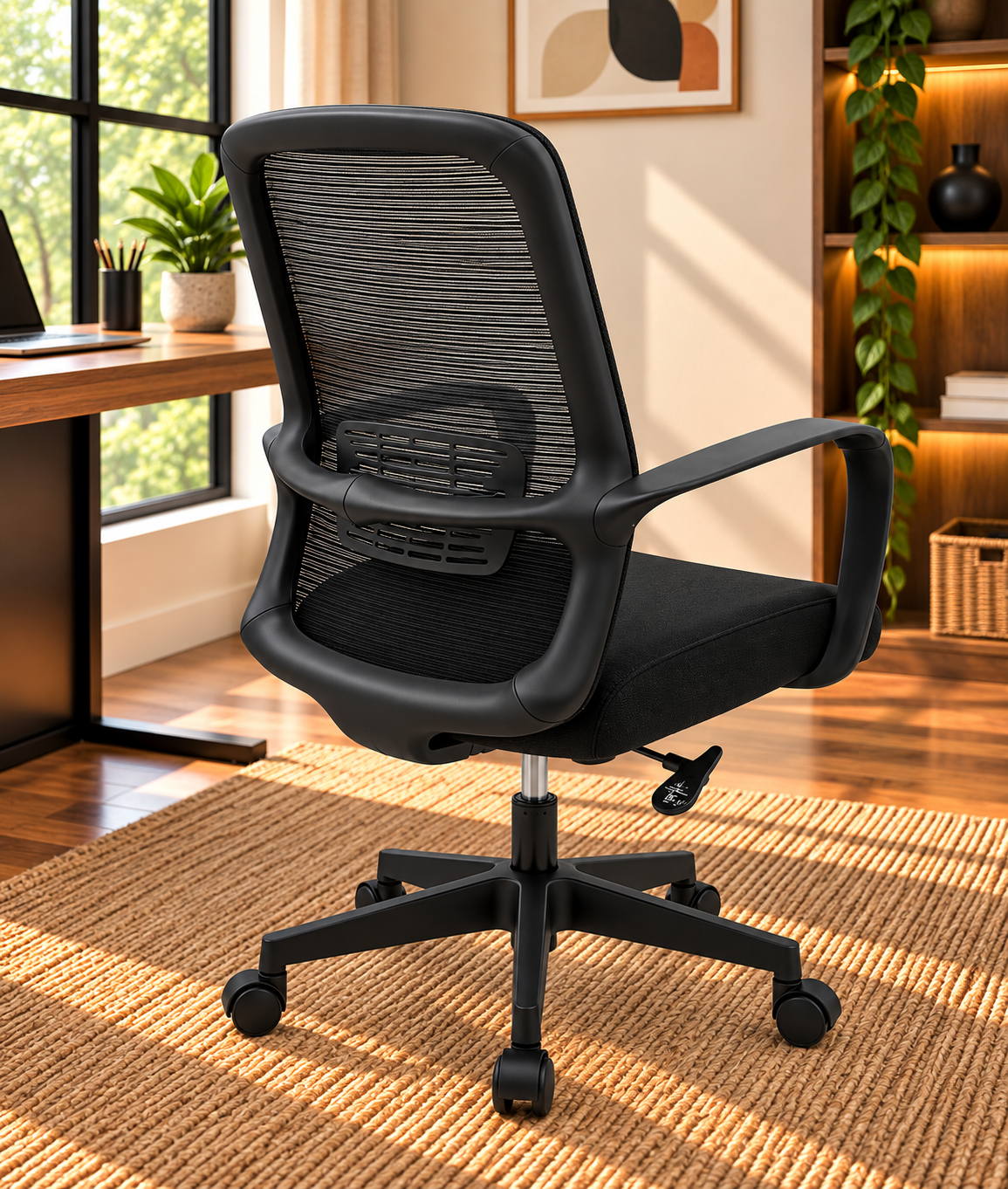 Modern Black Mesh Ergonomic Office Chair