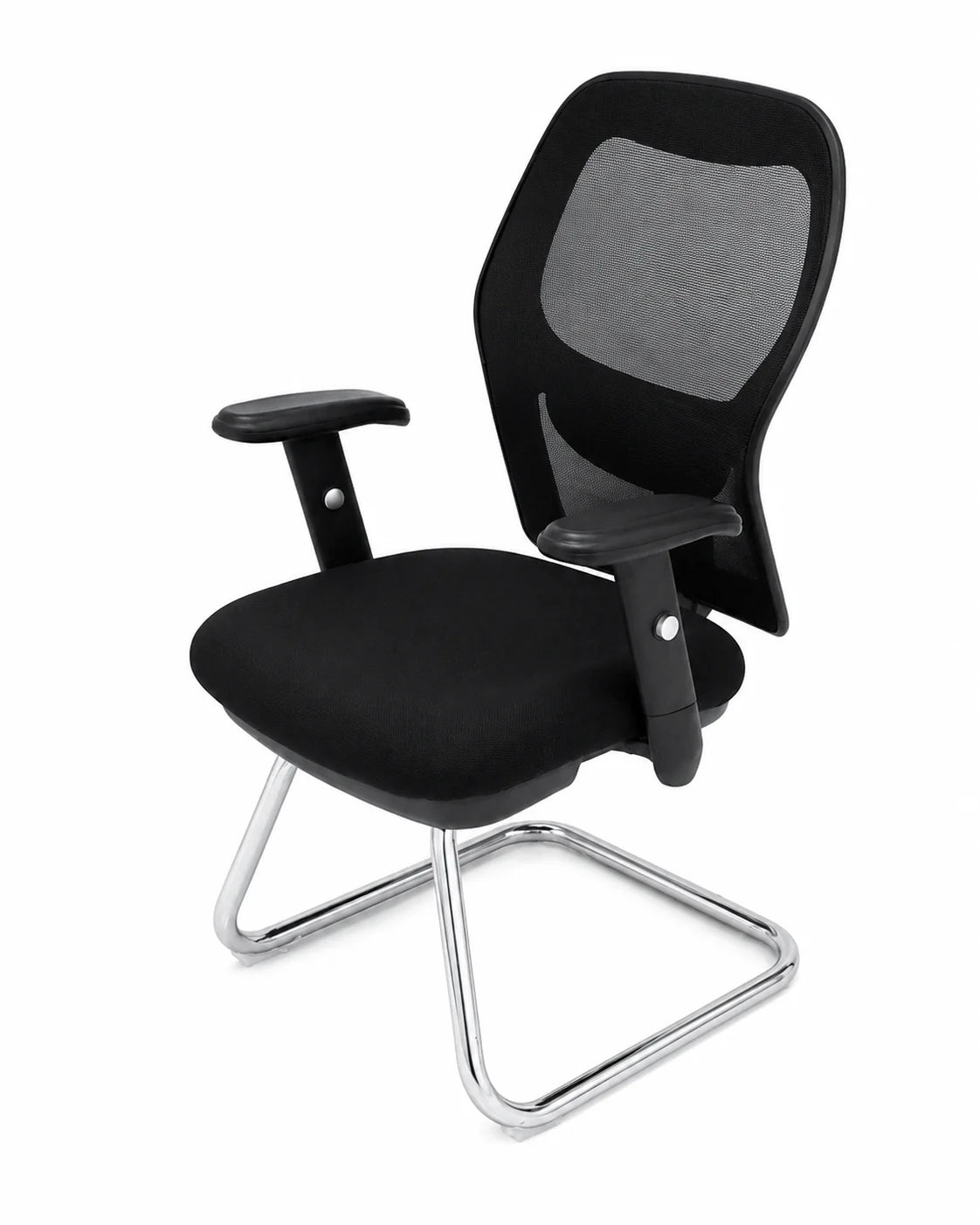 Modern Breathable Mesh Office Chair with Chrome Base