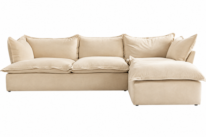 Modern L-Shaped Sectional Sofa with Chaise