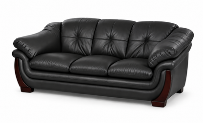 Elegant Curved Lounge Sofa & Armchair Set
