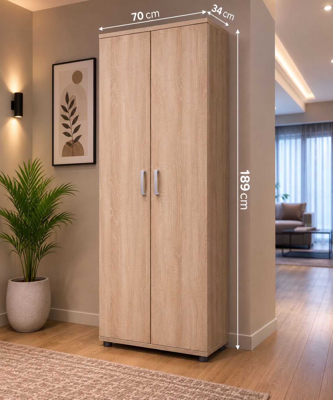 Mirjan24 Terni Wardrobe with Insert Panels
