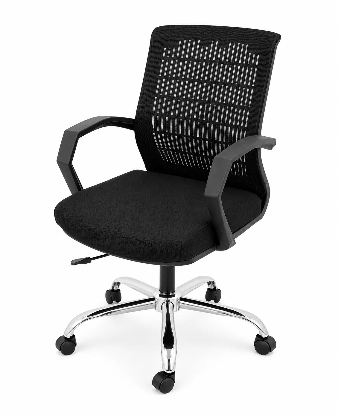Professional Black Mesh Task Chair with Adjustable Height