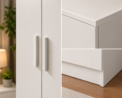 Wooden 3 Doors Wardrobes