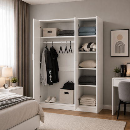 Wooden 3 Doors Wardrobes