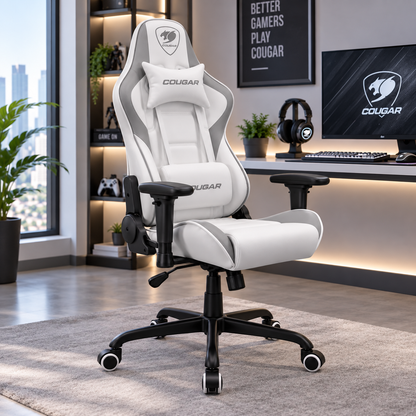 Modern White Ergonomic Gaming Chair